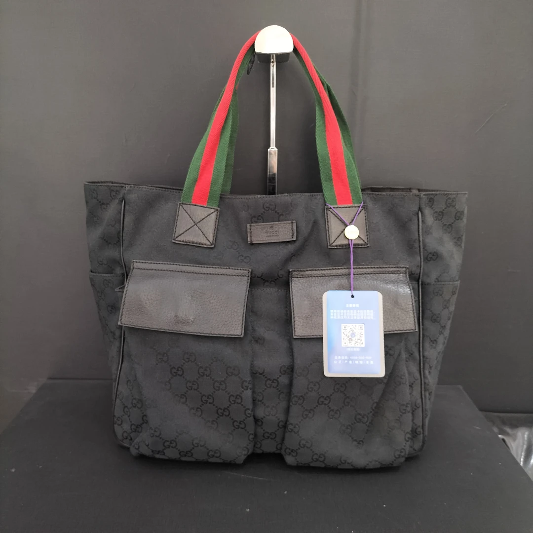 95新 GUCCI/古驰 95新古驰手提托特包/货号11293