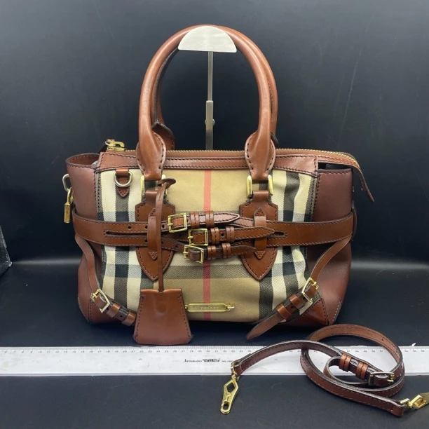 95新 BURBERRY/博柏利 博柏利手提斜挎包/12986