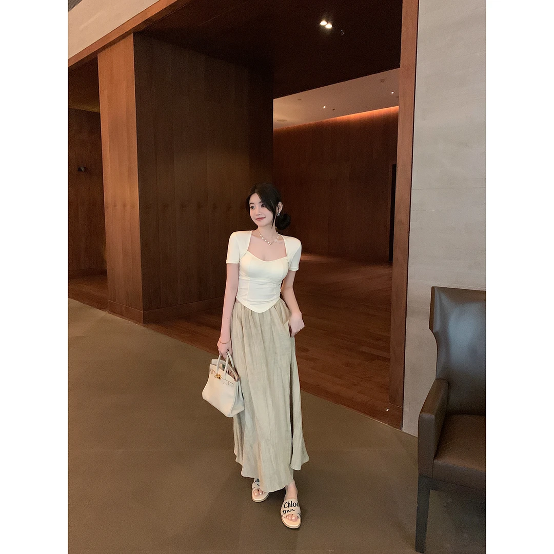 【韩漫纯欲t】自带胸垫小版t 胸大腰细漫画感身材NN23060170