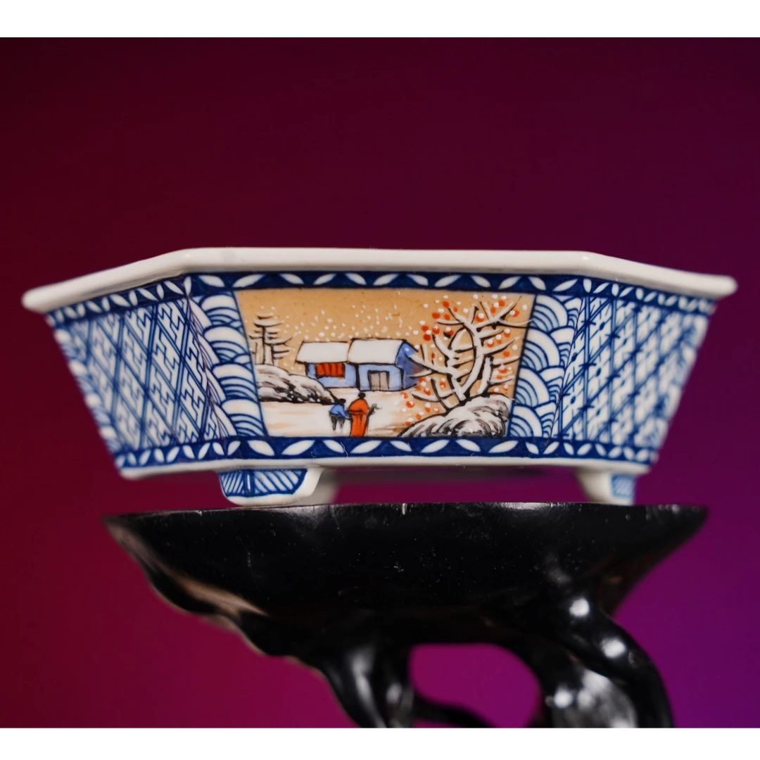 中景盆艺官方正版手绘花盆