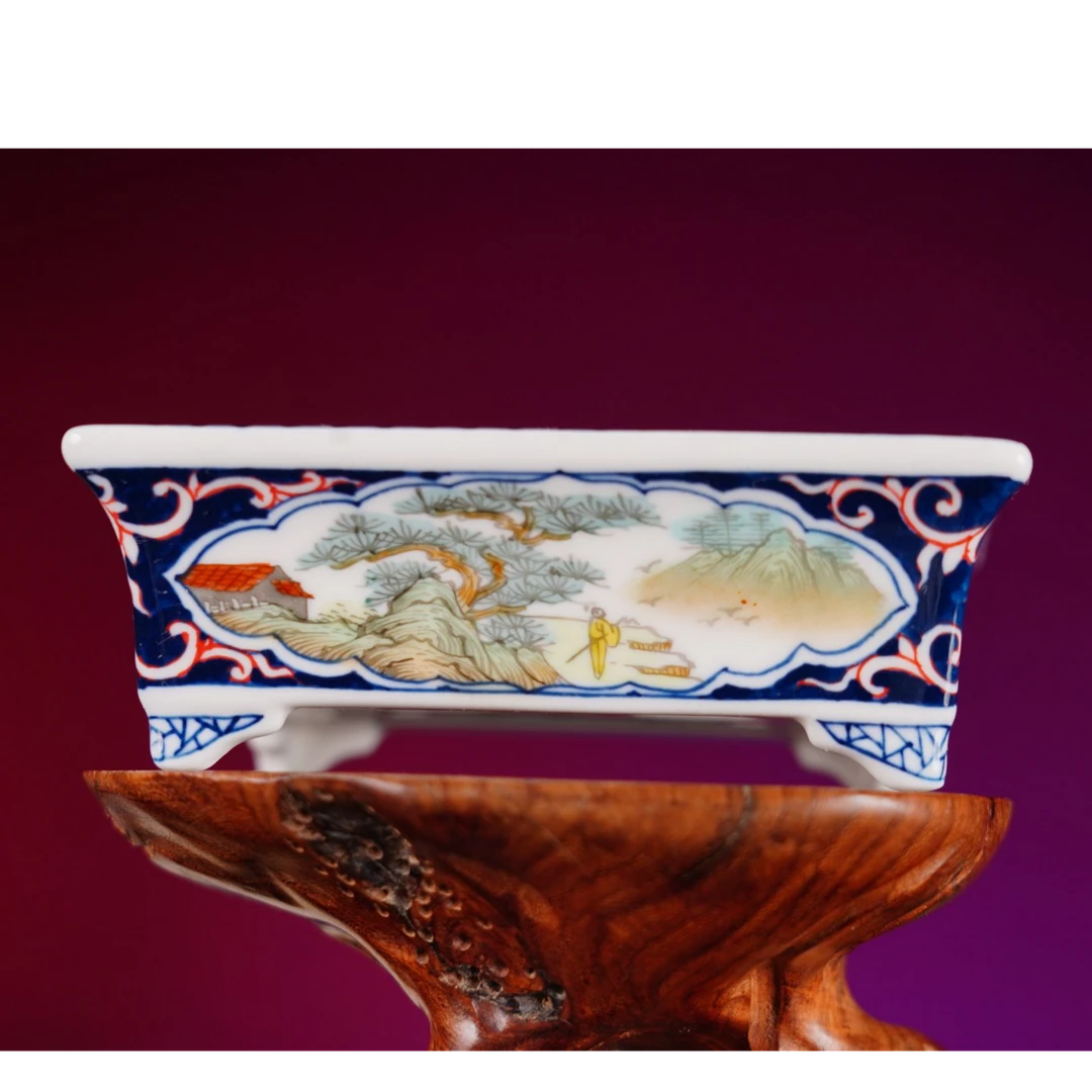 中景盆艺官方正版手绘花盆