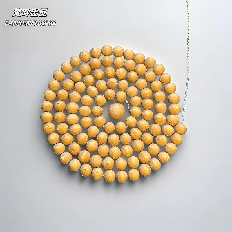 天然尼泊尔凤眼菩提小凤眼11.5mm左右飞碟108颗 多样性发