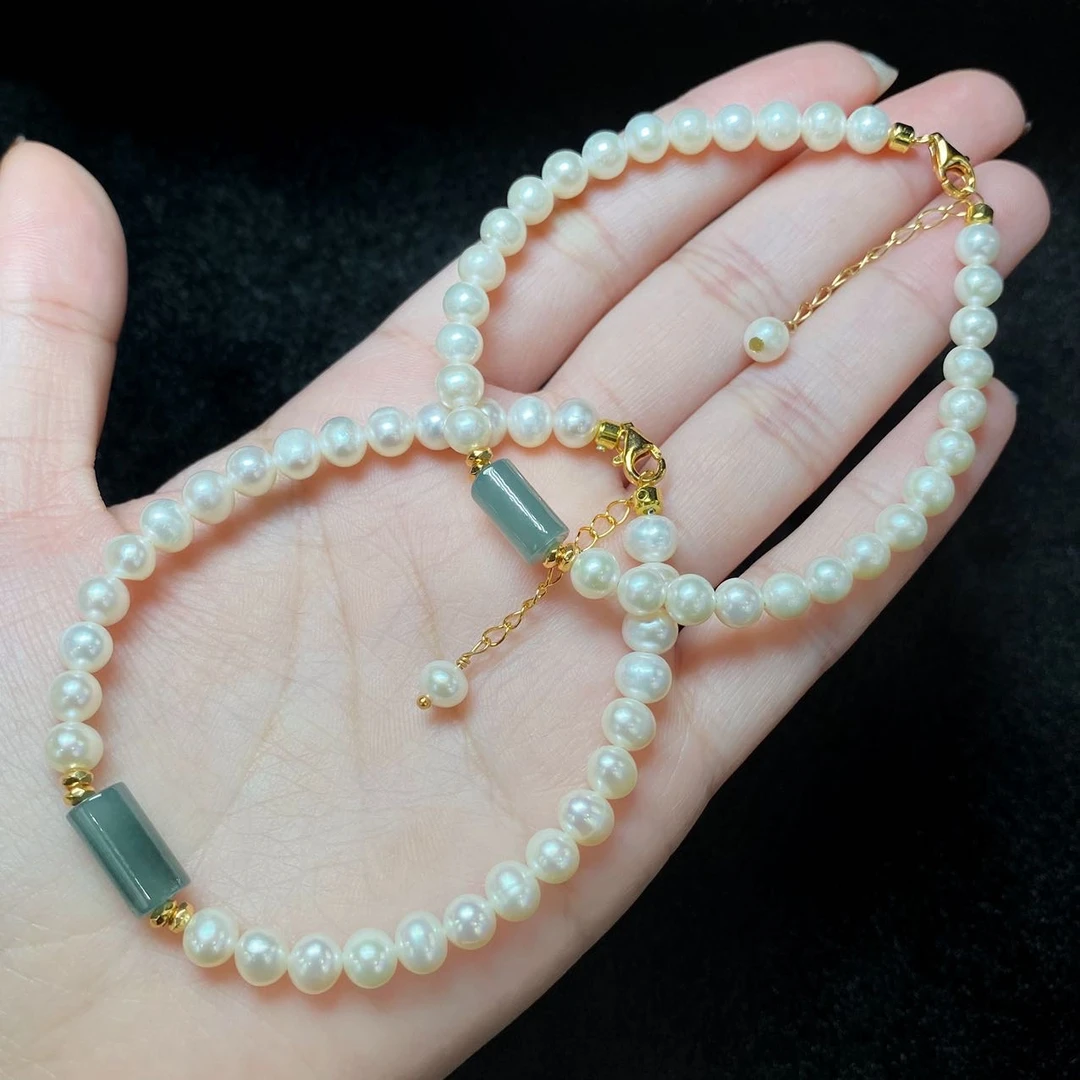 【云上好物】13 DS32357-珍珠DIY手链-多样性发一件-4.5mm（JG）