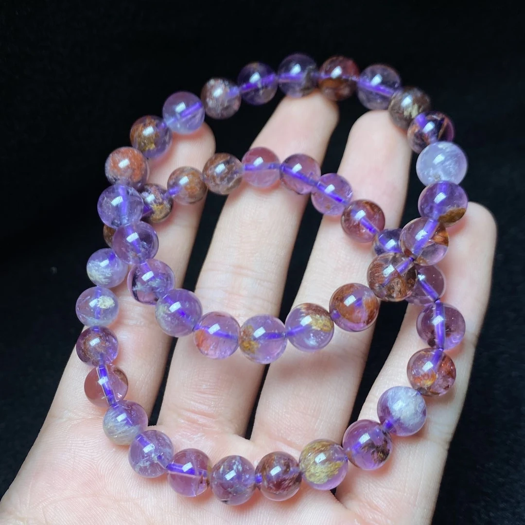 【云上叙】 V2229-S-紫幽灵单圈手串-多样性发一件 -8mm（甄选）