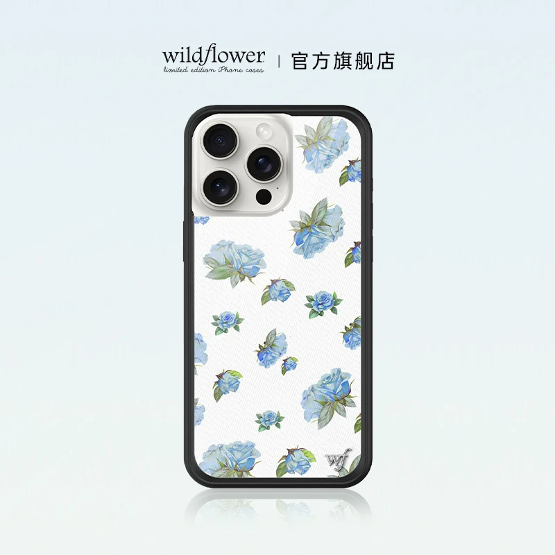 Wildflower月光玫瑰手机壳适用苹果iPhone16/15/14/Pro/Max全包