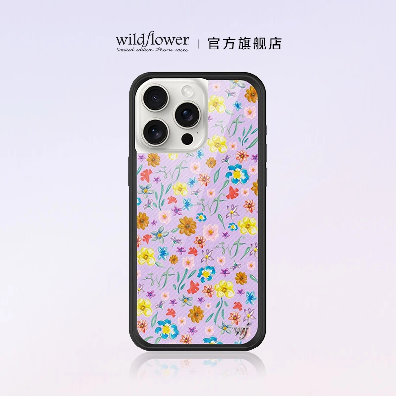 Wildflower花园派对手机壳适用苹果iPhone15/14/Pro/Max硬壳