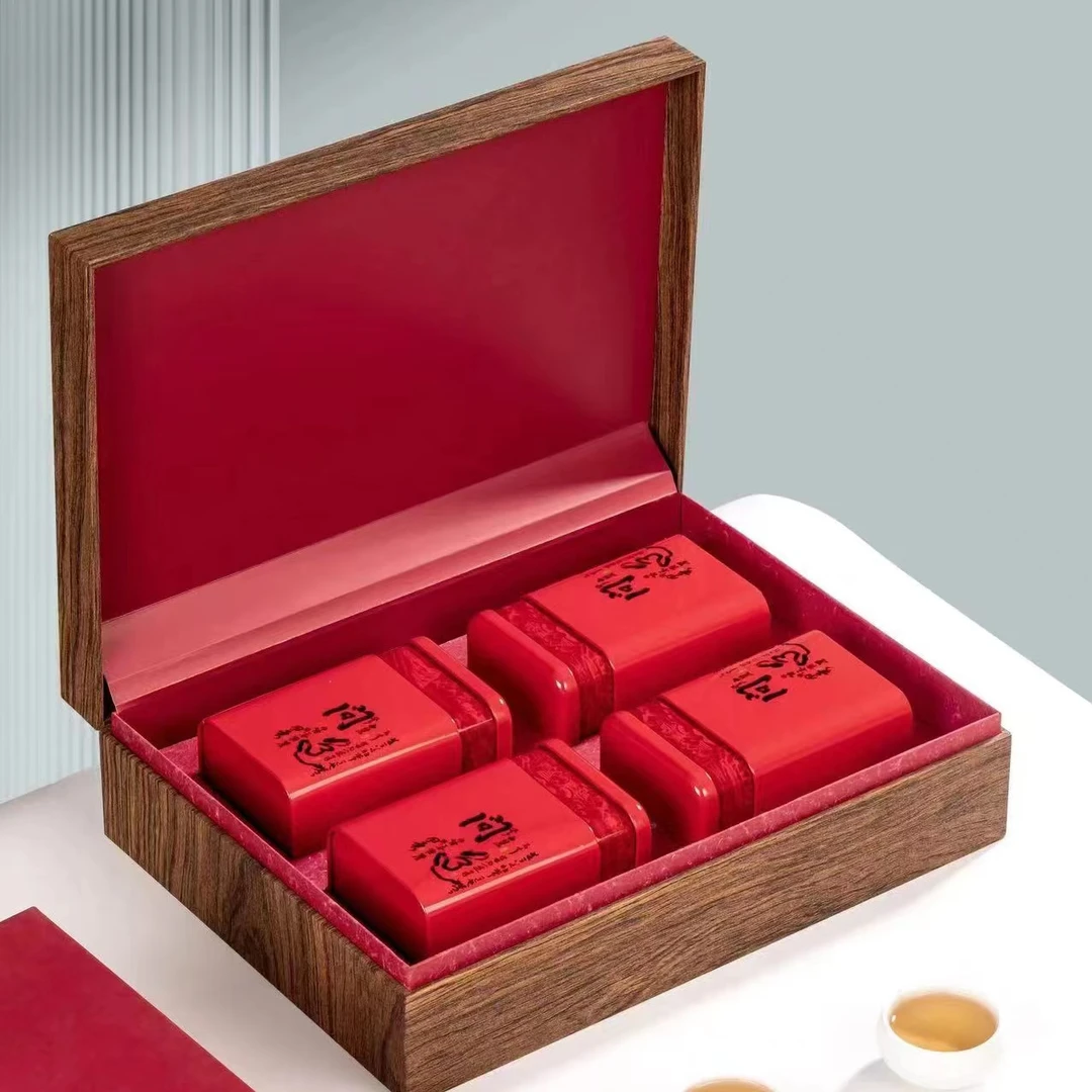 【问道】四罐茶叶礼盒装 福建红茶正山小种500g