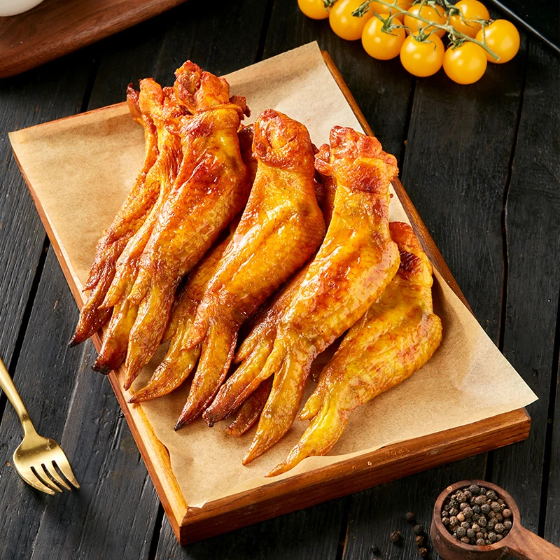 【小石头】烤鸡全翅解馋休闲零食小吃香辣蜜汁夜宵零食开袋即食3包