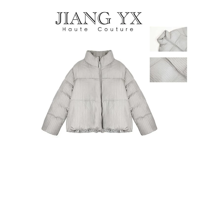 【JIANGYIXI】定制三防蚕丝压绉鹅绒Y0S75823081502