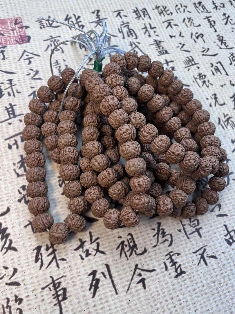 文玩635原皮泥丸子手持尺寸13-16+钢丝刷