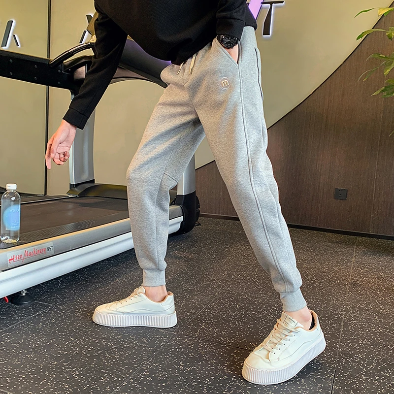 卫裤男士春秋季2025新款爆款直筒束脚运动九分夏装潮牌休闲长裤子