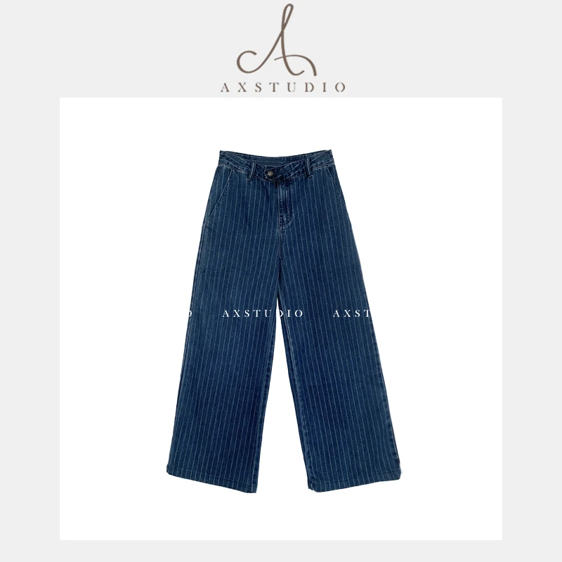 【NO退还 年末大促微瑕】阿昕亮晶晶 假日牛仔 牛仔裤AX240183