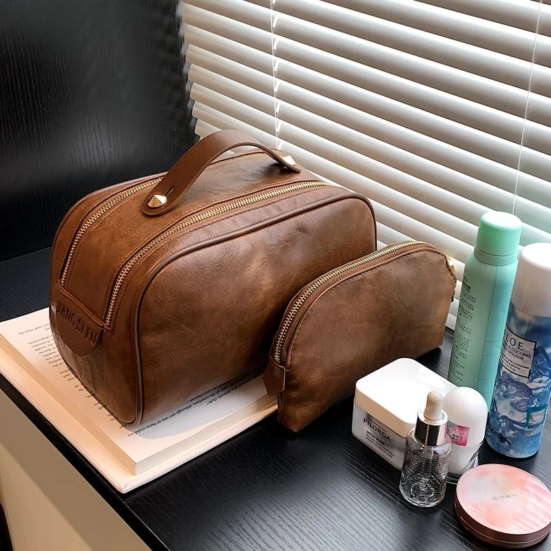 2024新款高级感大容量化妆包女便携旅行手提化妆品收纳包洗漱包袋