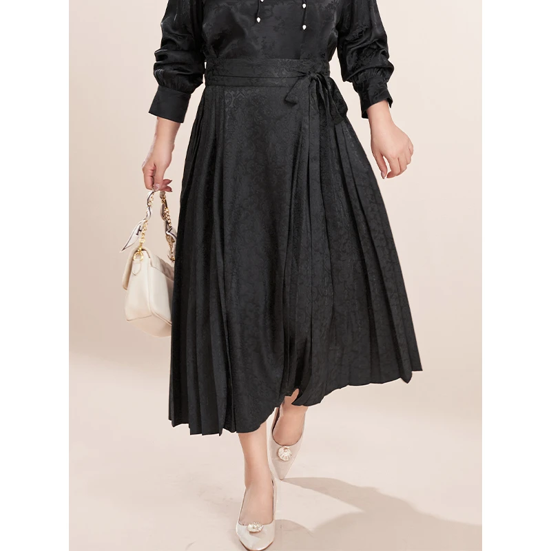 【新中式显瘦马面裙】MsSheX采音女装春装马面半身长裙J~B2308030