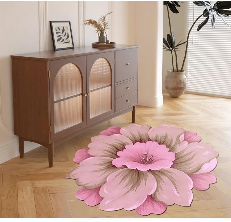 【新人礼】异形花朵地毯床边地垫浴室吸水防滑垫客厅卧室衣帽间脚垫