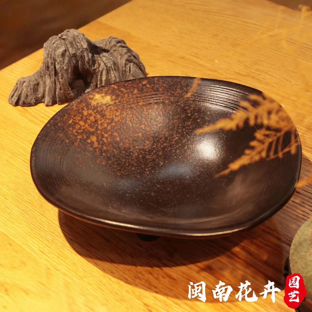 （闽南花卉）超大号水培花盆、苔藓球花盆、陶瓷盆