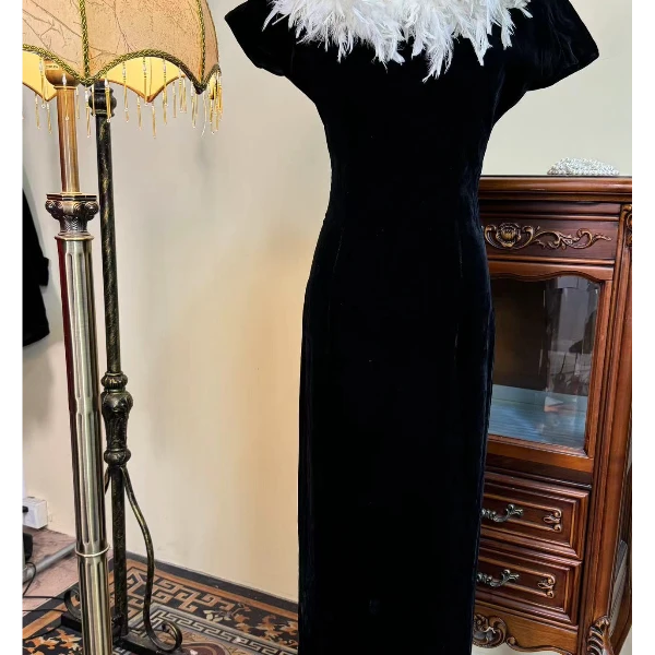 古着vintage日制孤品旗袍复古连衣裙丝绒衬衫大衣西装毛衣外套