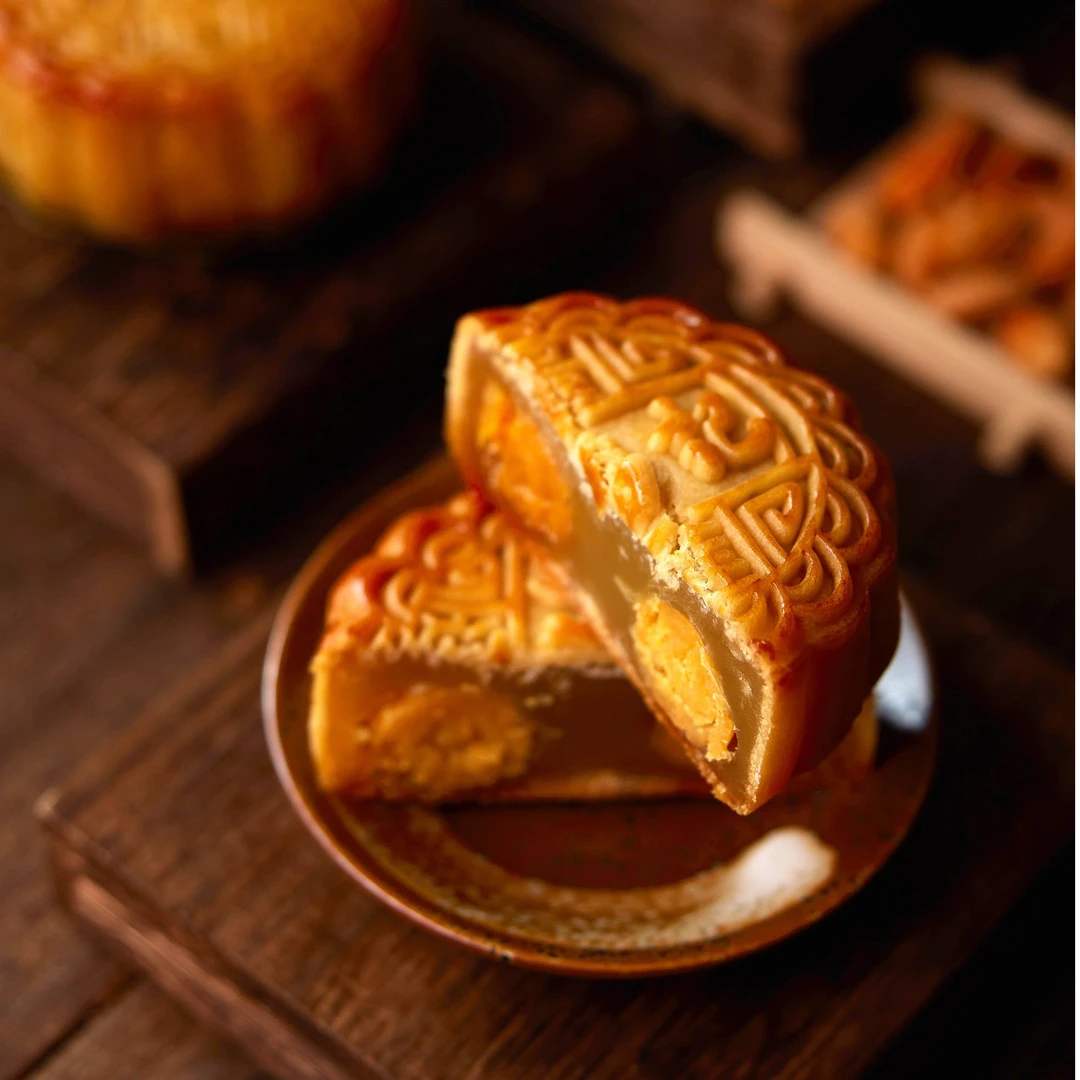 利福记 广式蛋黄莲蓉月饼尝鲜装 传统茂名味道 1个装