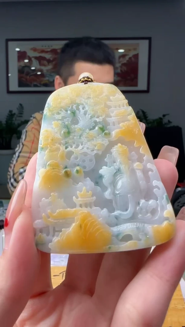 【闪购商品】翡翠吊坠(不含链)未镶嵌CC@@960Q1J09580