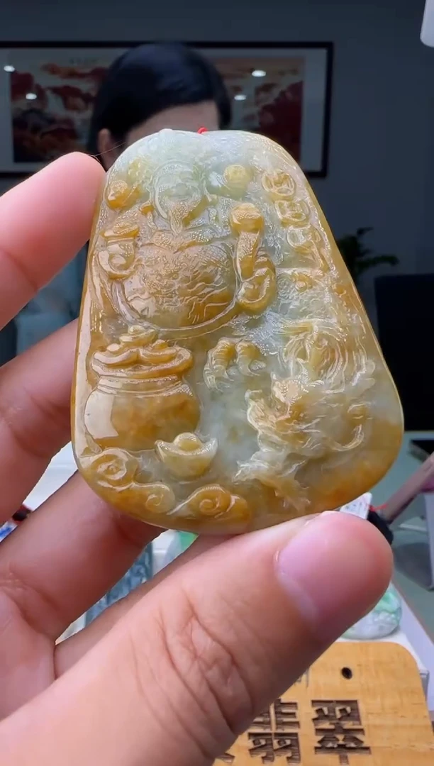 【闪购商品】翡翠吊坠(不含链)未镶嵌XM@@960Q1J10314