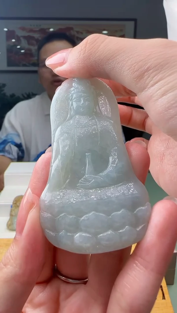 【闪购商品】定制翡翠未镶嵌CC@@960Q1J05394