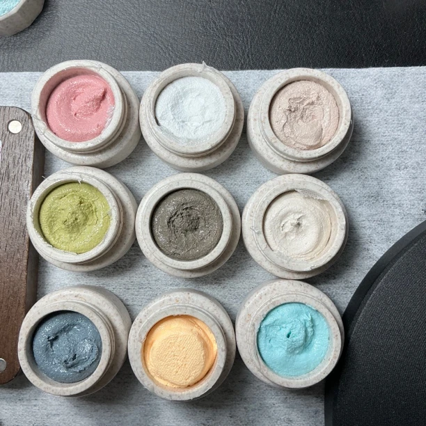 豆角推荐 包邮 色胶 正品 石膏胶 DINAGLOW 小套9色装