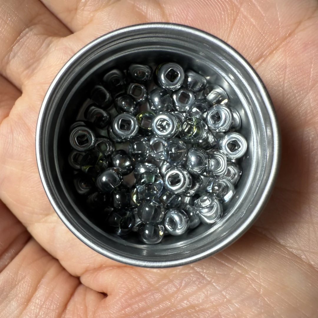 店铺满50包邮 新品 金属特殊高亮圆形型珠美甲饰品