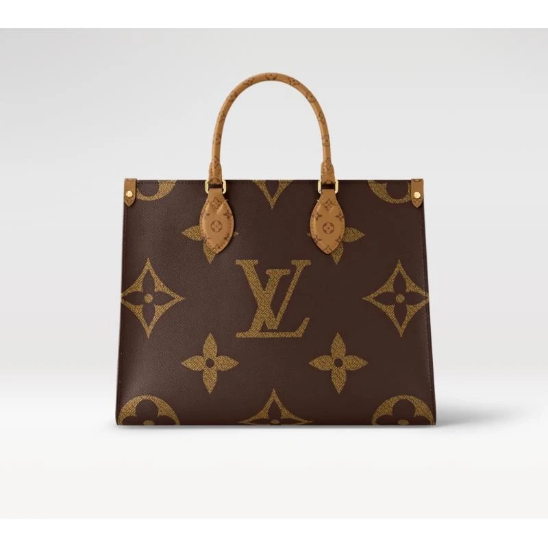99新 LouisVuitton/路易威登 由由 LV 老花onthego中号丛林托特包