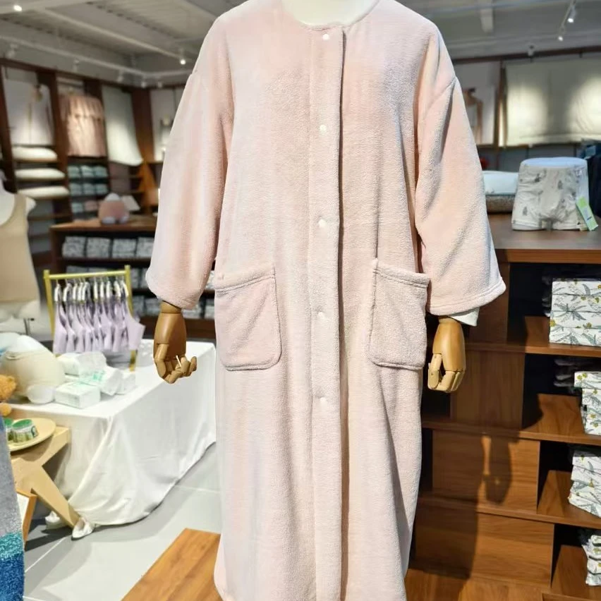 女士七分袖瞬吸浴袍Z9040