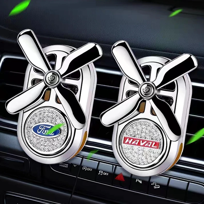 八护汽车香薰风口香水 车载四叶出风口香水出风口香薰内饰持久