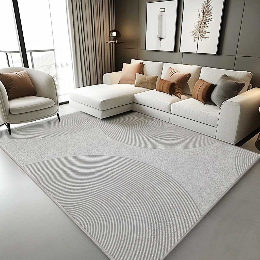 【光影 140×200cm】五防圈绒客厅地毯地垫现代简约轻奢防水卧室地毯