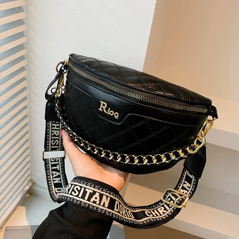 高级质感小包包女2025新款时尚洋气宽带单肩包胸包夏季流行斜挎包