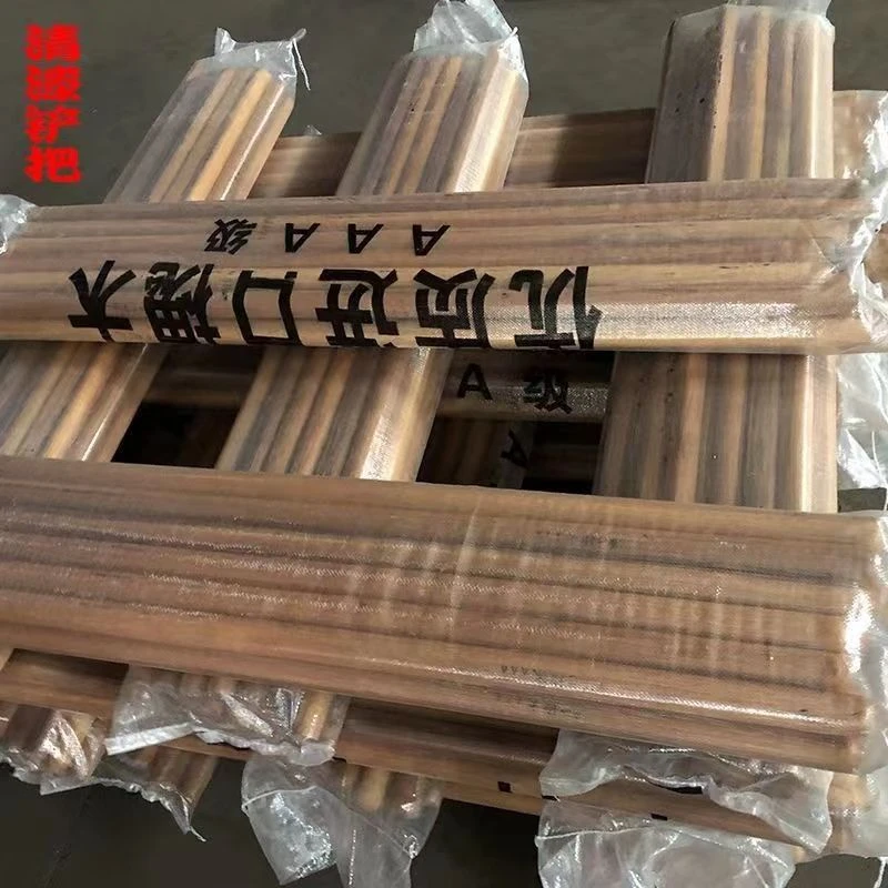 足铁匠槐木手柄高档结实耐用圆孔锄头手把锹把多规格可选农用工具