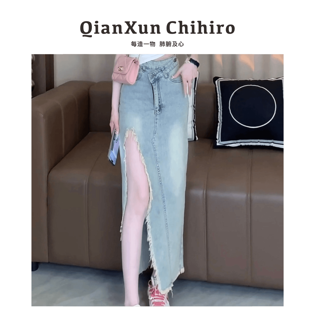 「爱心牛仔」半身裙预C4BSQ5473A清凉