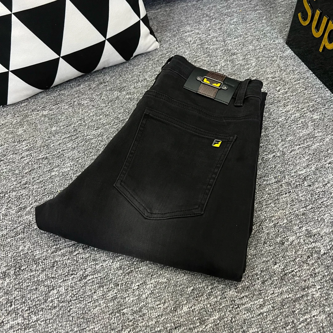 『JIA.HAO』冬季时尚经典欧式高品质潮流高弹力小脚牛仔裤008