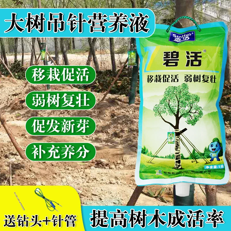 森活碧活大树营养液果树盆栽树木移栽弱树复状吊针激活液提高成活