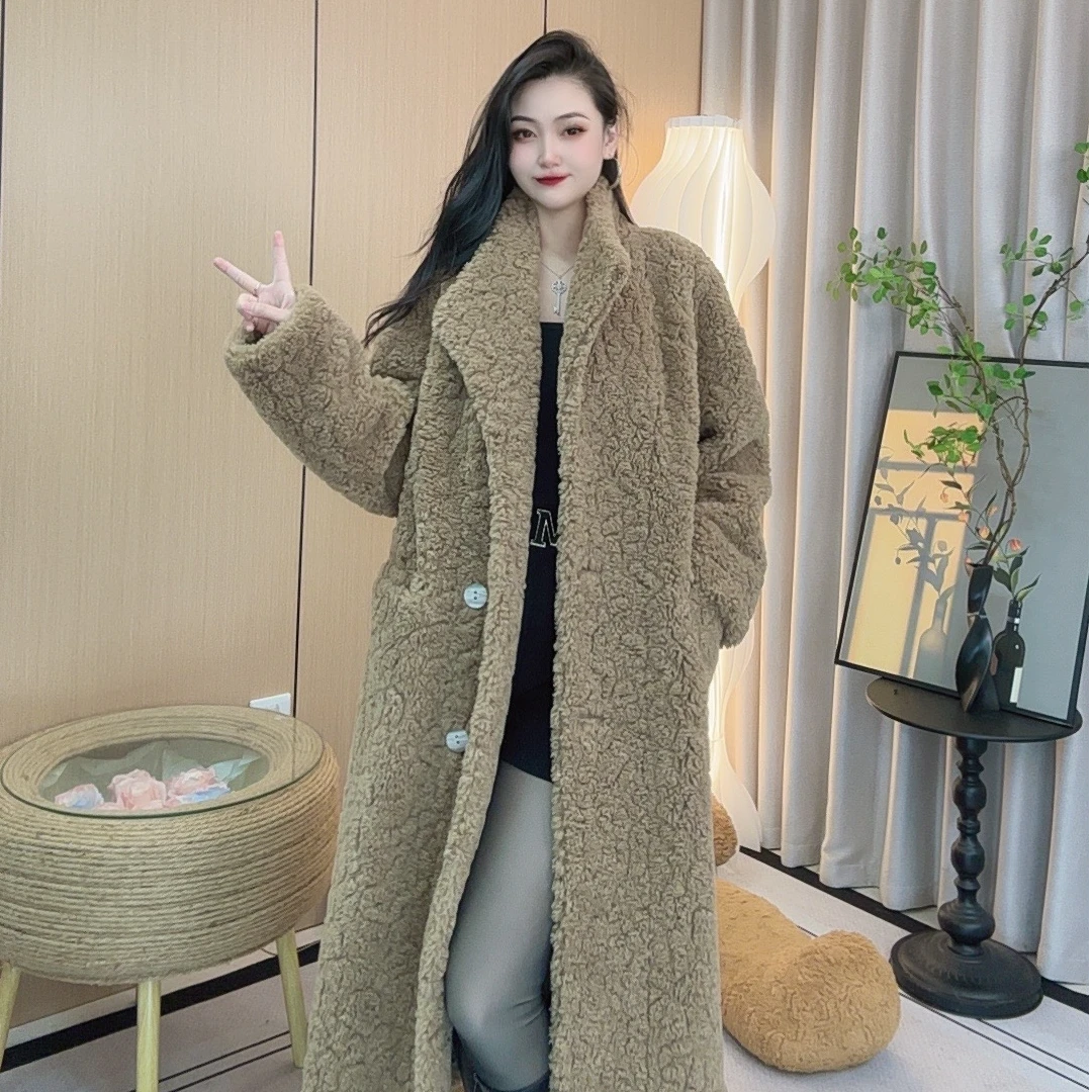 【汇美.高奢】2025新款云朵走秀时尚冬季保暖长外套时尚气质网红