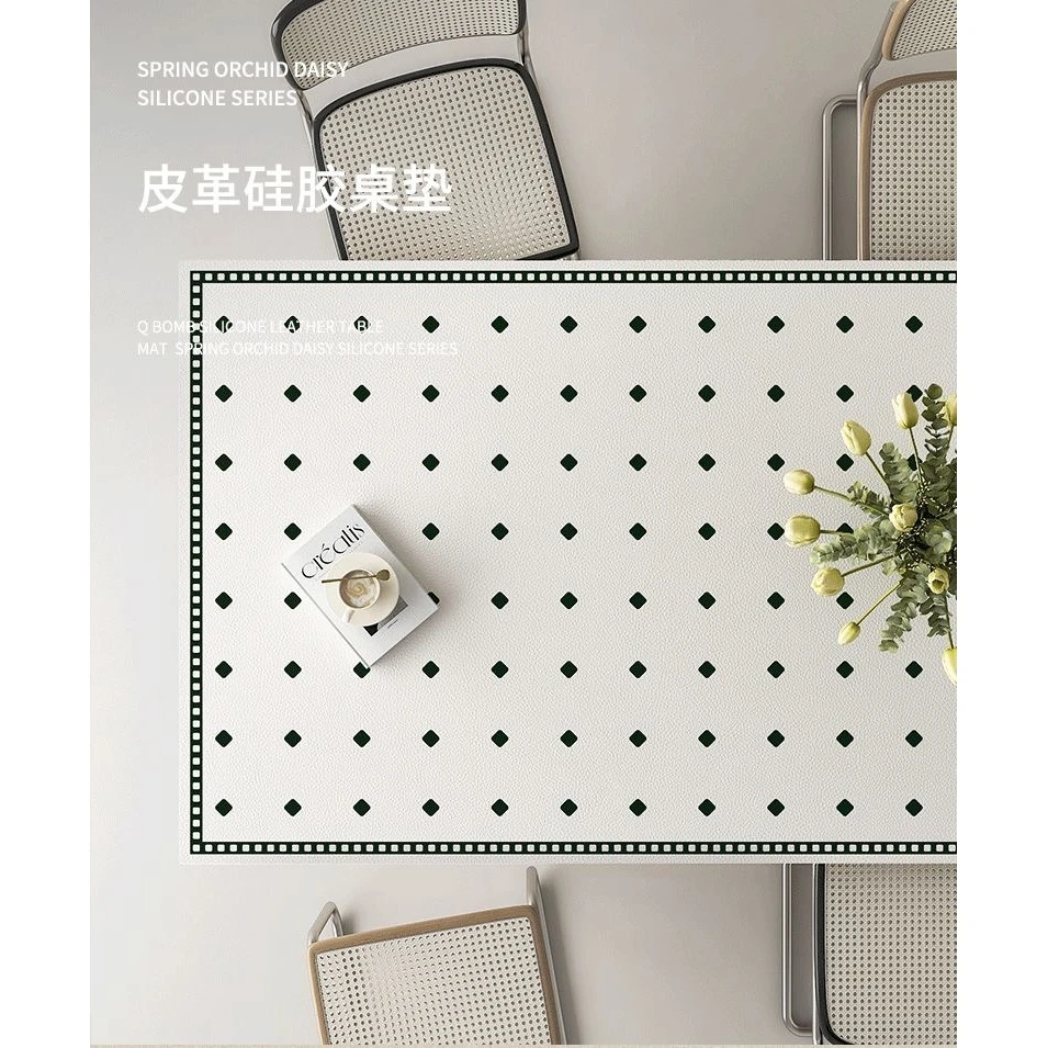 轻奢餐桌垫免洗防油防水桌布轻奢高级感茶几台布垫防烫隔热桌面垫