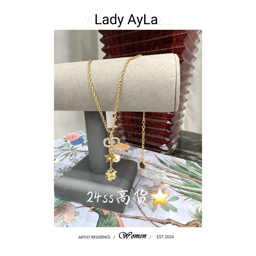 铜合金项链 CD花花轻奢时尚项链AL862