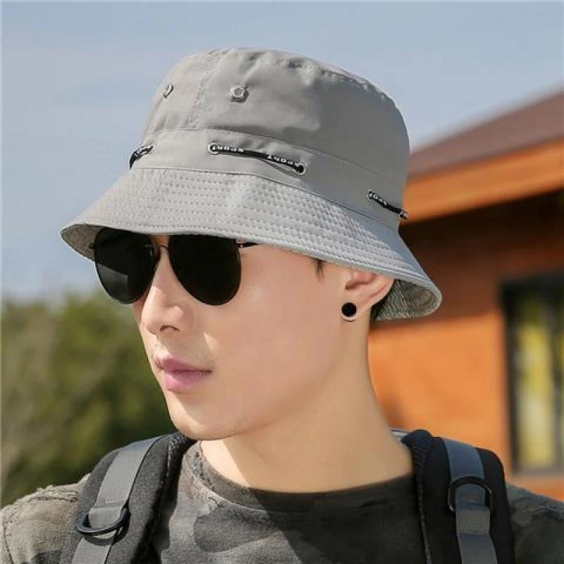 渔夫帽男女通用钓鱼帽子遮阳帽户外登山防晒骑车旅行百搭休闲透气
