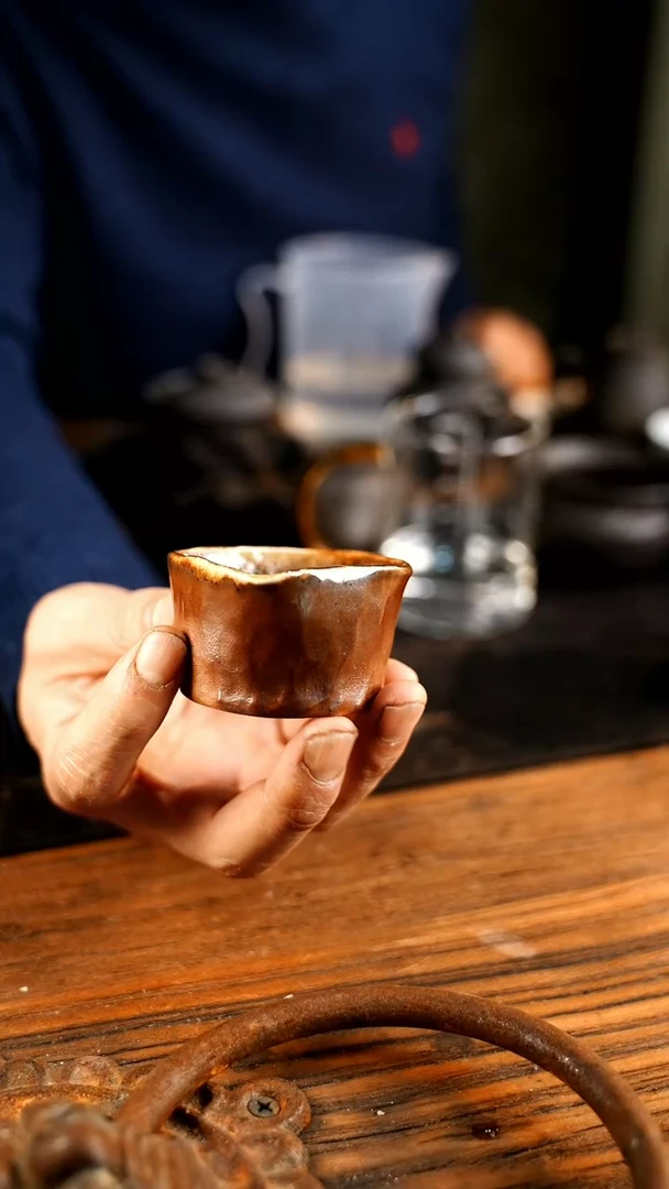 【闪购商品】柴烧手捏杯266