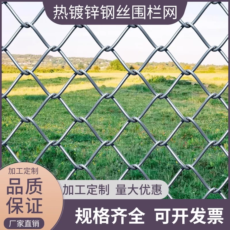 镀锌铁丝网围栏防护网勾花网养殖羊牛猪栏网果园铁丝网栅栏围栏网