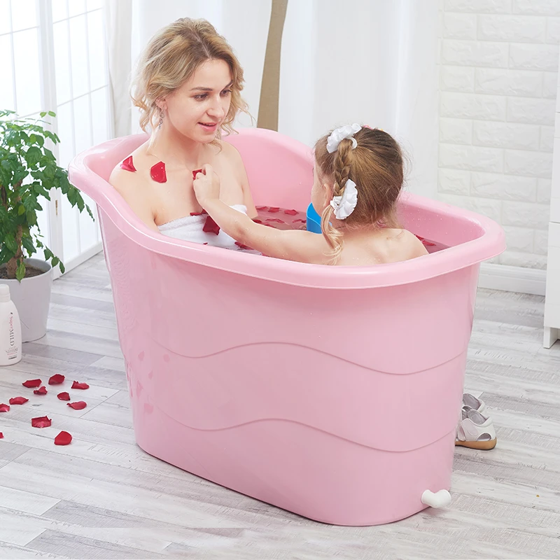 成人泡澡桶塑料浴桶大人洗浴浴缸大号洗澡桶加厚家用小户型