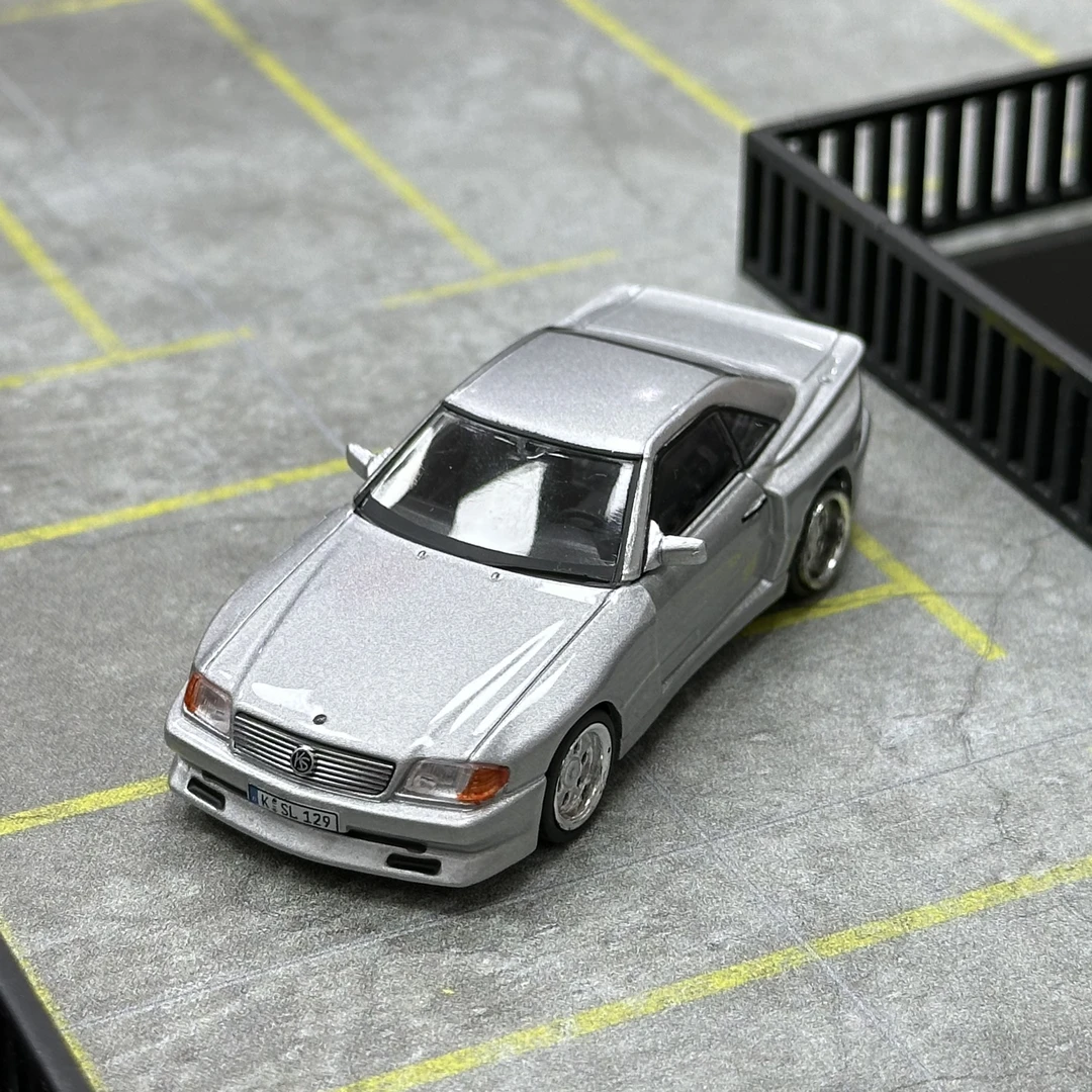 Tarmac Works TW 1:64 奔驰 Benz SL 500 Koenig Specials 银色