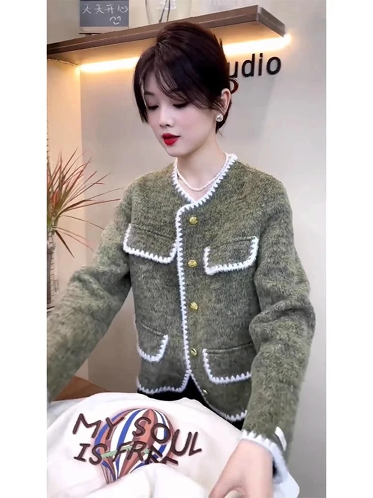 小香风名媛气质穿搭高级感短款外套2025夏季季小众超好看搭配上衣