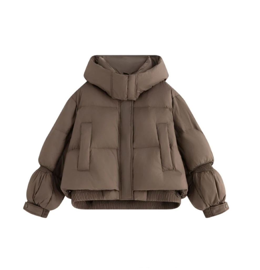 2024年新款时尚短款显瘦保暖羽绒服D24618