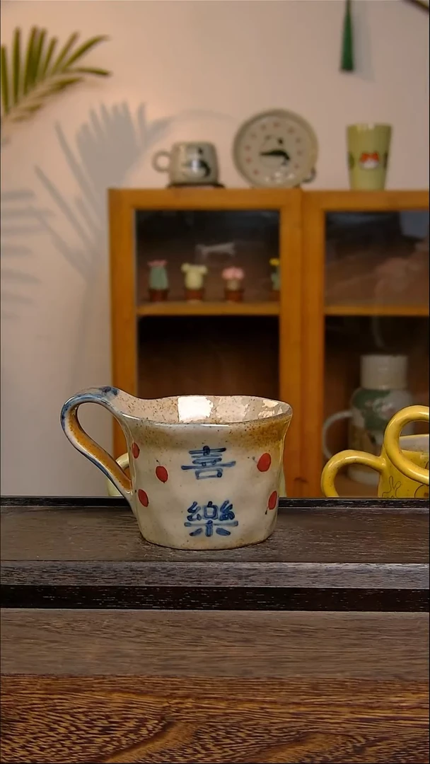 【闪购商品】杯瓷木手捏手绘陶泥茶器0000