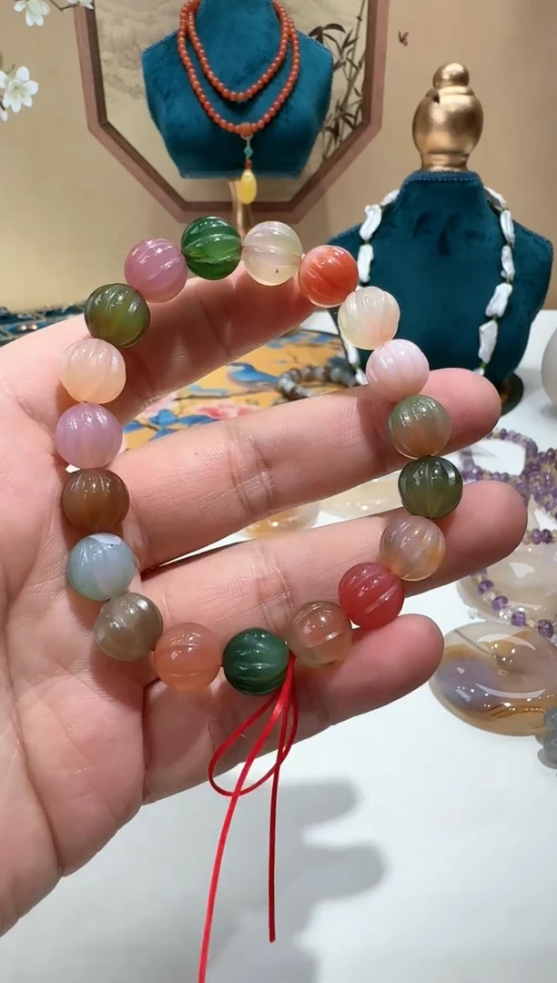 【闪购商品】玛瑙/玉髓手链未镶嵌天然玛瑙手链