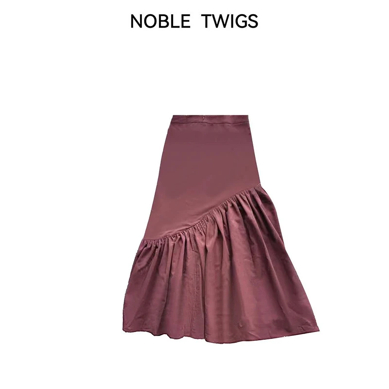 【N T Liu定制款】夜巴黎裙 舒适轻奢复古时尚女装半身鱼尾裙Q2226