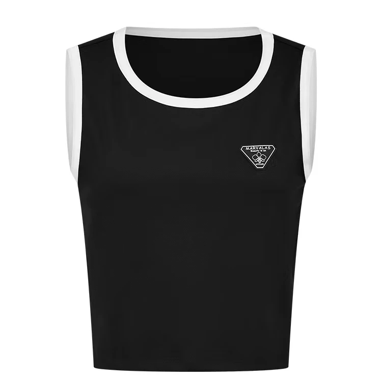 曼德诗针织背心2024夏季新款